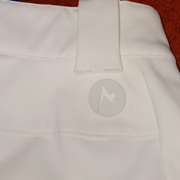 Marmot Women’s Insulated White Kate Ski Pants - Picture 10 of 11
